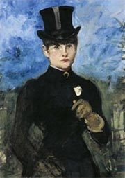 Edouard Manet: Horsewoman, Fullface