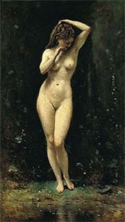 Jean-Baptiste-Camille Corot: Diana Bathing (The Fountain)
